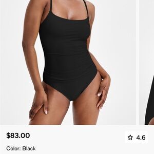 Elegant Black One-Piece Swimsuit